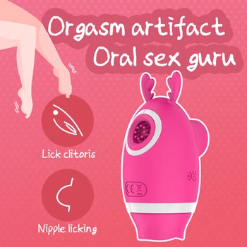Klitoris sisa vibrator seks igračke za žene G Spot Klitoris Sucker stimulator klitorisa oralni pušenje rotacija jezika vibrator 3 in1