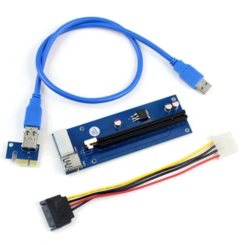 USB 3.0 PCI-E Express 1x to 16x Extender Riser Card Adapter Pcie 1 to 4 USB Convertor Graphics grafička kartica za майнера BTC Litcoin