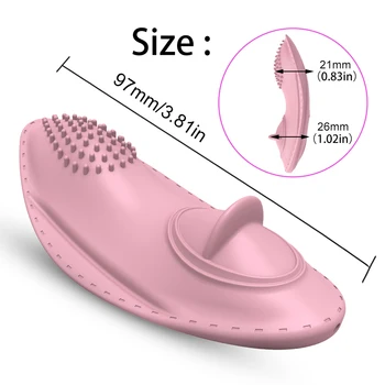 HWOK bežični daljinski upravljač vibracioni stimulator klitorisa nosive nevidljive gaćice vibrator za žene adult sex igračke