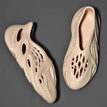 Vanjski Moda Soft Par Sandala Unisex Lako Odgovarajuće Ljetne Vruće Plaže Pjene Trkač Kokos Rupe Cipele Muškarci Prozračni