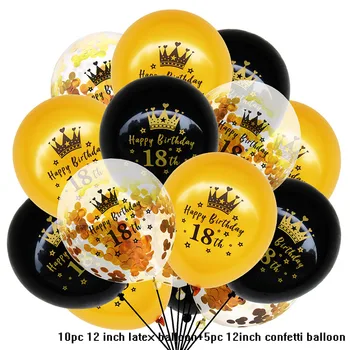 Sretan rođendan 16 30 40 50 60 godišnjica rođenja ukras odrasle lateks balona broj je loptu 30-og balon godišnjicu