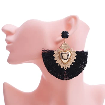Sehuoran Unikatni Tassel Earrings For Woman Brincos Statement Earring Boho Wedding Earings Fashion Jewelry Oorbellen Gifts