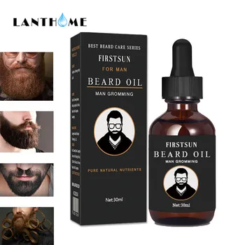 Organska hidratantna ulja za bradu, lice 30 ml omekšava rast kose, hrani za muškarce sredstva za njegu brade anti gubitak kose дропшиппинг