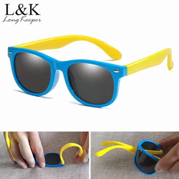 LongKeeper djeca polarizirane naočale TR90 dječji klasične modne naočale djeca sunčane naočale dječaci djevojčice sunčane naočale UV400 Oculos
