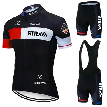 Biciklizam Dres 2021 STRAVA Summer Short sleeve Cycling Jersey Set MTB Bike Clothes Racing Men Odjeca Maillot Ropa Ciclismo