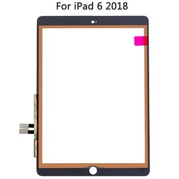 10шт novi zaslon osjetljiv na dodir A1893 Planel zamjena za iPad 6 2018 6th 9.7 Gen A1954 senzor digitalizator prednja vanjska staklena ploča