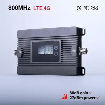 Kcer s visokim pojačanjem od 800 Mhz mobilni pojačalo signala za mobitel repeater signala s velikim obuhvatom za EU area Booster + adapter