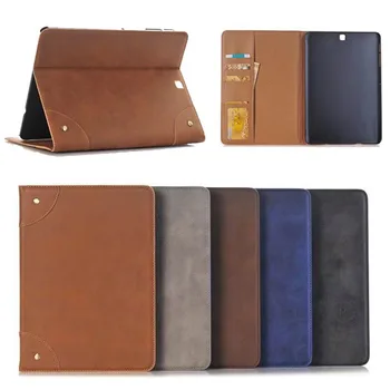 Ultra-tanki klasicni starinski PU kožna torbica za Samsung Tab Galaxy S2 8.0 T710 SM-T715 T715 Tablet PC Hard Cover novčanik slot za memorijske kartice