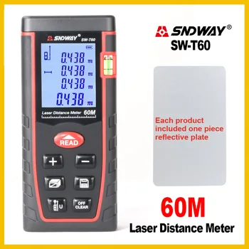 SNDWAY дальномер laserski дальномер дальномер ručni alat za skeniranje Tražitelj e-SW-T4S/T40/T60/T80/T100