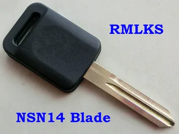 RMLKS novi transponder Ključ Shell Fob s direktivom čip TPX pogodan za NISSAN Teana Tiida Qashqai Car Key Case Blade NSN14 Blank