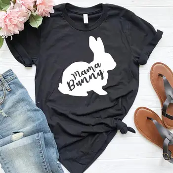 Mama Bunny Women tshirt Casual Cotton Hipster Funny t-shirt For Lady Yong Girl Top Tee Drop Ship ZY-186