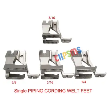 14SET SINGLE & DOUBLE PIPING & WITH GUID WALKING FOR FEET JUKI DU-141/ 1181 CONSEW 205RB BROTHER DB2-B797 B798 Highlead GC0318+