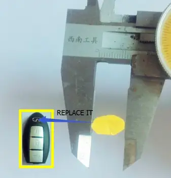 2 kom./lot zamjena za Infiniti 12*6.5 mm aluminij DIY metalna naljepnica auto oprema ključne zvučnici za Infiniti key logo