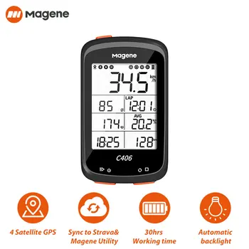 Magene C406 biciklistička računalo vodootporan GPS wifi smart brzinomjer MTB cestovni bicikl brojač Biciklizam podaci automatska sinkronizacija Strava