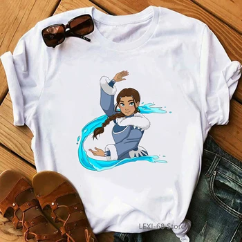 Avatar je posljednji Airbender Aang avatar crtani film tisak majice ženske ljetne majice svakodnevni vogue majica femme hip-hop famale t-shirt