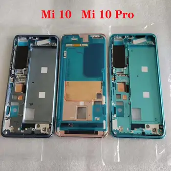 Originalni za Xiaomi Mi 10 Mi 10 Pro M2001J2G M2001J2I M2001j1g prednje kućište ploča LCD zaslon okvir prednje ploče