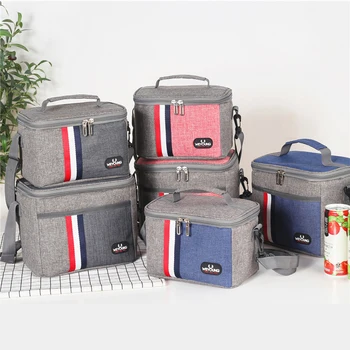 Izdvojeni toplinske hladnjak ručak-boks prehrambene vrećice za rad učenika torba za piknik platnu ručak torbu spremnici za skladištenje hrane torbe za nošenje