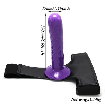 Nosivi ogroman dildo gaćice lesbian strapon dildo sex remen strapon dug dildo analni čep je svežanj donje rublje seks igračke za žene