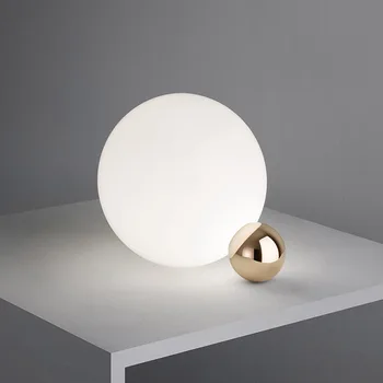 Nordic matirano staklo loptu sjene LED G9 sa zlatnim premazom loptu baza cool white lampe hotel je ulaz izložba lampe za čitanje