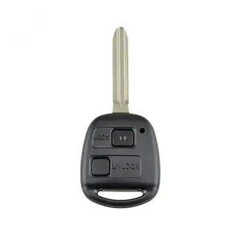 433 Mhz 2 vozila gumb daljinski ključ s oštricom TOY43, pogodan za Toyota RAV4 Prado Tarago Kluger Avensis 2003-2010