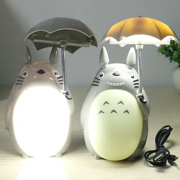 Kreativni crtani električni ventilator USB Swich Miyazaki Hayao Totoro noćno svjetlo dječje sobe svjetiljka uz nadoplatu kišobran Totoro rasvjeta