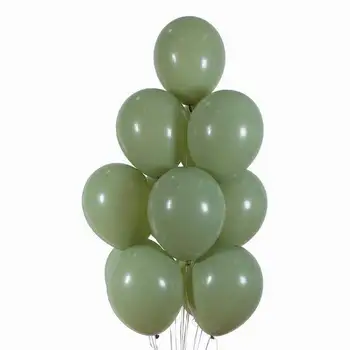 20шт 10 inča Авокат mahune zelene latex baloni za napuhavanje zrak, helij globusa šuma jungle safari životinja stranke ukras