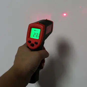 -50~600 ° c digitalni termometar pištolj пирометр ℃ / High высокотемпературный metar blizine infracrveni INFRACRVENI laser-spot termometar