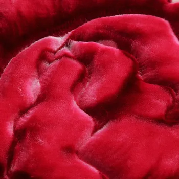 2021 luksuzni cvijeće Crveno dvostrani jesen zima debeli Rachelle deke Blizanac u Punoj veličini kraljice odrasli, djeca poliester krevetu