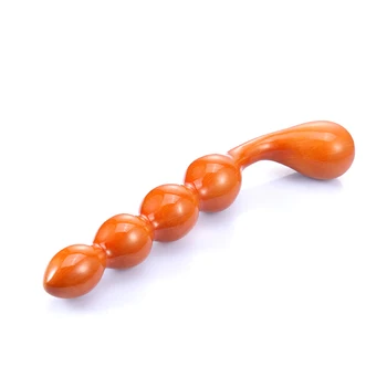 Maser prostate stimulator klitorisa drvena točka G analni čep 3 vrste drvenastih dildo analni čep seks igračke GS0179