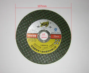 Metalne rezni diskovi od nehrđajućeg čelika za Rezanje diskova Ø 107 mm ojačane smolom vlakana brušenje brušenje krug električna Kutna brusilica