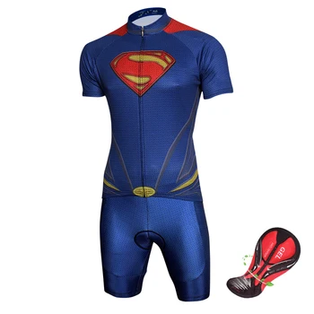 Captain America Cycling jerser men short set 2021 Summr bicycle odjeca BIB gel pants Male road bike clothes dress uniform kit