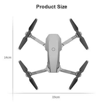 E68Pro Fpv Drone 4K 1080P 720P HD prilagodnik za širokokutna snimanja kamera Wifi Rc Quadcopter Dron kamere sklopivi четырехосные trutovi zadržavanje visine igračke