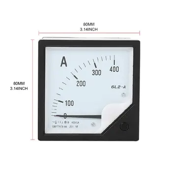 30/50/75A AC DC ampermetar analogni ploča Mjerač struje izuzetno ampermetar 8 x 8 cm