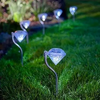 Vanjska rasvjeta led solarne energije svjetlu put Cola stranke dekoracije dijamanti travnjak svjetla 4 kom. vodootporan šareni vrt Lampara