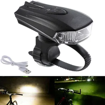 Biciklistička fenjer USB Punjiva led glavobolja, prednje svijetlo stražnje stražnje svjetlo MTB biciklu lampe Lashlight Biciklistička fenjer biciklističke pribor