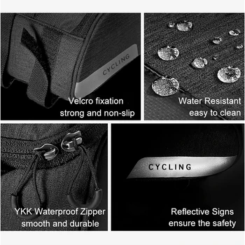 Višenamjenski bicikl torba za bicikl saddle bag torba za prtljažnik ruksak 7L наплечные torbe sa s reflektirajućim