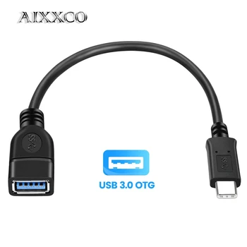 AIXXCO USB C adapter USB OTG kabel USB Type C muški na USB 3.0 ženski kabel adapter za MacBook Pro Samsung Type-C adapter