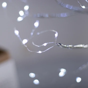 Bakrena žica гирлянда bajke lampa Božićni festival darove kućni ukras 108 LED Touch Night Light mini Božićno drvce