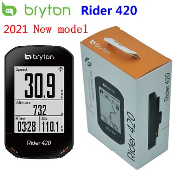 Bryton Rider 420 GPS велокомпьютер uključen bicikl / bike računalo i Bryton mount vodootporan bežični brzinomjer novi 2020