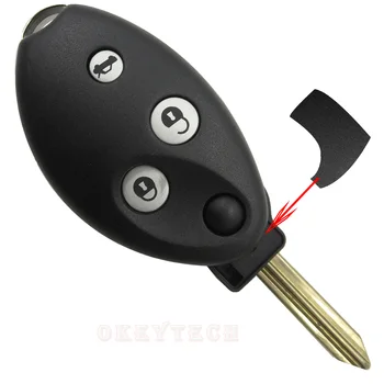 Okey Tech Za Citroen C2 C3 C4 C5 C6, C8 Picasso Berlingo Remote 3 Button Car Key Shell Zamjena Pokrova Torbica Besplatna Dostava