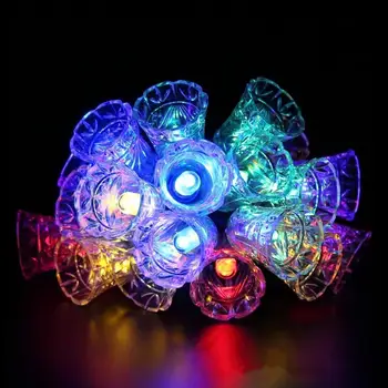 LED String Christmas Lights Bell EU US Plug 10M Holiday Twinkle Fairy Garland Decoration for Garden Wedding Party Xmas Tree Room
