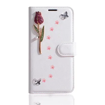 Kožna flip torbica za Xiaomi Mi 5s plus 5c 5x 6X 8 SE A2 Lite Redmi Note 9S 7 6 Pro 5A S2 Mix 2s Bling torbica za novčanik