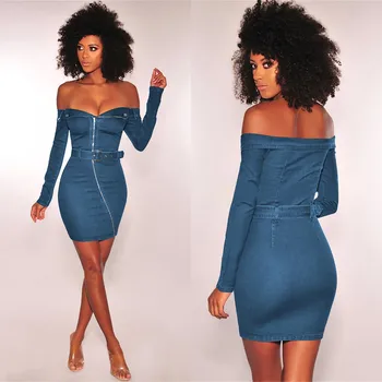Womail dress Women Summer Holiday Sexy Long Sleeve Solid Bodycon Dress Beach Party Mini Dress New 2019 M23