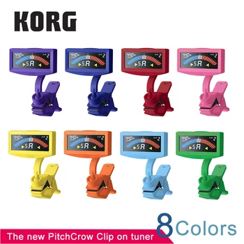 KORG Sledgehammer PithCrow-G PitchHawk-G2 Clip-On Guitar Tuner s LCD color tuner za gitaru / bas / ukulele