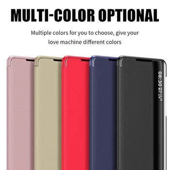 Smart View Flip Case za Samsung Galaxy A50 A51 A71 A70 Note 10 9 8 S20 Ultra FE S10 Lite S9 S8 S7 Edge J4 J6 Plus A6 2018 Cover