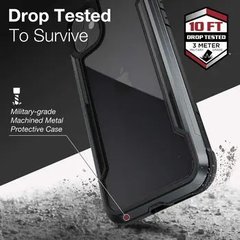 Raptic Shield torbica za telefon iPhone 11 metalni anti-poklopac za iPhone 11 Pro Max stražnji poklopac