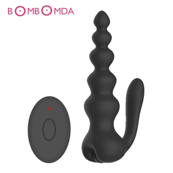 Seks igračaka za muškarce anus masažu prostate daljinski upravljač 10 autocesta vibrator Analplug peder Sujetadores Para Mujeres analni igračke