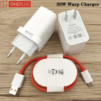 Oneplus 8 7 Pro Warp Charger 100CM USB 3.1 Type-C kabel 5V 6A 30W 1+ Dash Fast Wall Charging adapter za One Plus Nord N10 N100