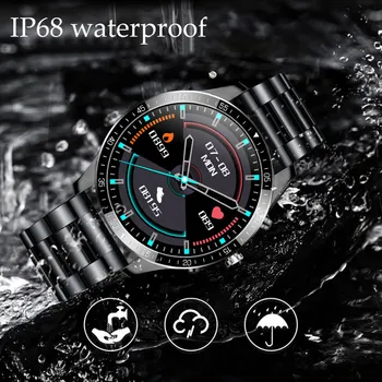 LIGE New Steel pojas Smart watch Men smartwatch waterproof 1.3 Full touch screen Sports Smart watch heart rate Fitness tracker