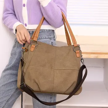 Trendy ženske torbe dizajnersku torbu preko ramena Crossbody za žene 2021 ženska torba-instant messenger ženski novčanik Dama platna tkanina torba